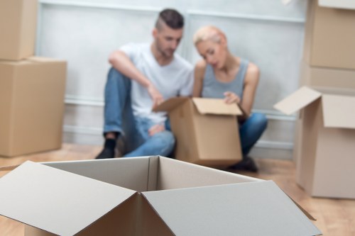 Family home move in Highgate with removal team