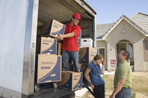 Careful furniture wrapping for house removals in Highgate