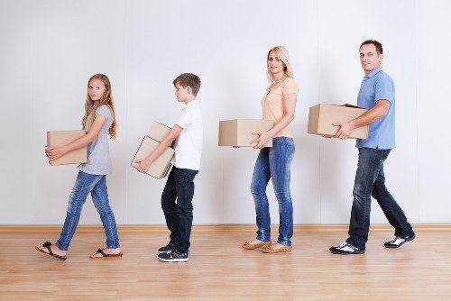 Unpacking essentials after flat removals in Highgate