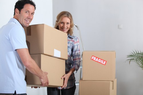 Professional movers handling a Highgate relocation