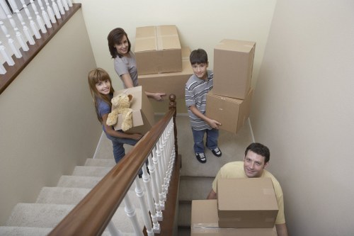 Office packing setup for commercial relocation in Highgate